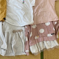 120cm 長袖　130cm 半袖　ハンガーの画像