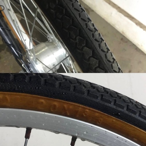 q★k-32岐阜発　△ Lavien / 自転車 △ 20インチ / 走行確認 / 防犯あり / タイヤひび割れあり / 折りたたみな