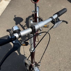 (EP) 折りたたみ自転車 Classic Mimugo  16インチ パープル系 MG-CM16 変速なし 中古品 ③の画像