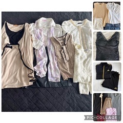 レディース服　カバン　　７３点セットの画像