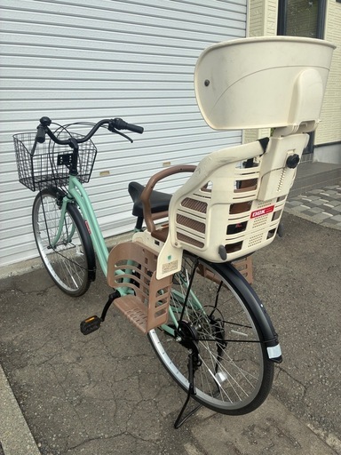 チャイルドシート付き6段変速自転車