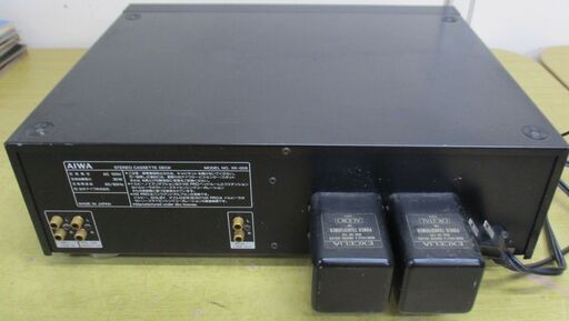 B204 AIWA EXCELIA XK-009 ステレオカセットデッキ【ジャンク品