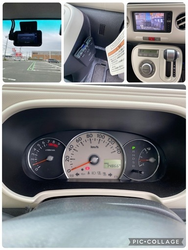 美車】ミラココア プラスX 車検R9年7月 ドラレコ カーナビETC 低走行