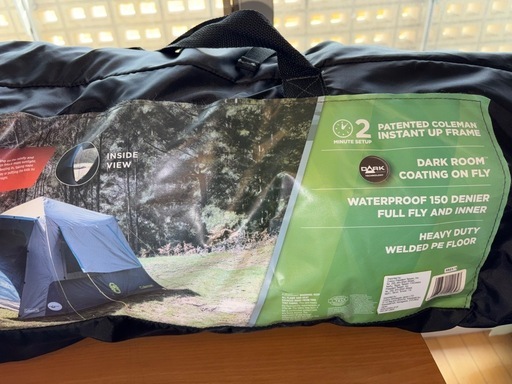 Coleman インスタントアップ 6P ダークルーム テント 約2分設営 品番2000032506
