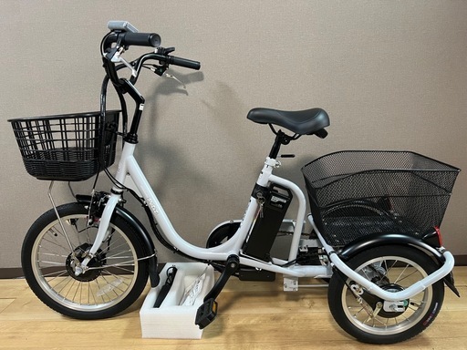 ほぼ新品カイホウジャパン 電動三輪自転車 アシラクプチ BEPN18 (さ