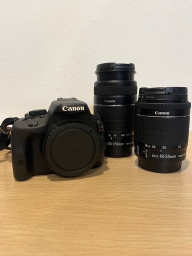 Canon デジタル一眼レフカメラ EOS Kiss X7 ダブルズームキット EF-S18-55ｍｍ/EF-S55-250ｍｍ付属