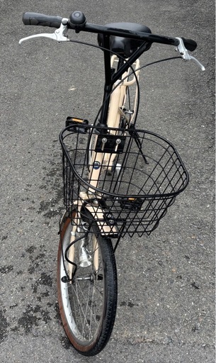 自転車　20インチ　ベージュ