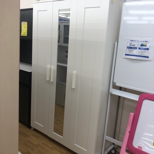 【ドリーム川西店御来店限定】 ☆ジモティー見たよ♪割引☆ワードローブ ／クリーニング済み【99560000068689】