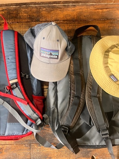 ビンテージPatagoniaリュックとColombiaリュック