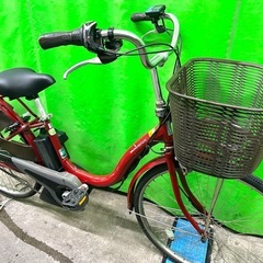 東京23区配達無料🌈新基準 ヤマハ　ナチュラ　8.7Ah リチウム 電動自転車 中古　BS 5865の画像