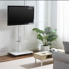 テレビスタンド　ホワイト売ります。の画像