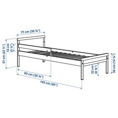 キッズ IKEAベッド【0円 取りにきてくださる方】の画像