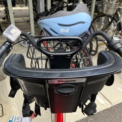 Panasonic自転車前用チャイルドシート FBC-011DX3＋OGK Kabuto PALヘルメットの画像