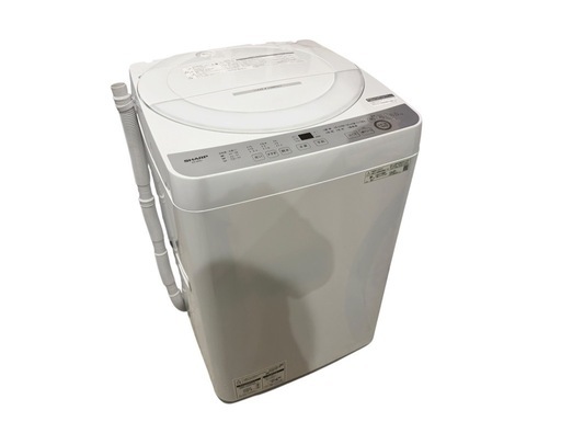 生活家電 【決まりました】【️全額返金保証️】○SHARP 全自動電気洗濯