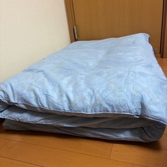 シングル敷布団、掛け布団、枕　3点まとめての画像