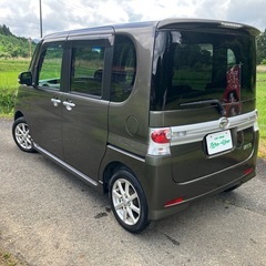 タント 車検10年6月 11万㌔ 左側電動 ブレーキパッド新品 ナビ Bカメラ BT TVの画像