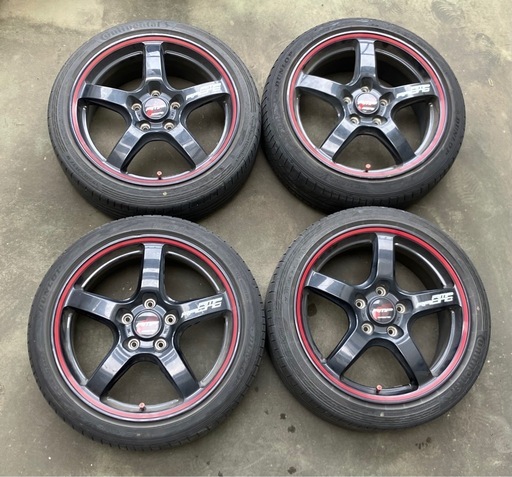 RMP RACING R50★195/45R17★4本セット★手渡しのみです RMP RACING R50☆195/45R17☆タイヤホイール 4本セット (ロボリ) 小山