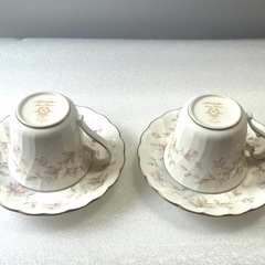 オールドノリタケカップ＆ソーサー2セットの画像