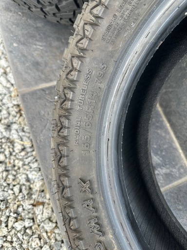中古品 タイヤ 165/65R14 MUD RAGE マッドタイヤ