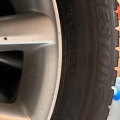 トヨタ純正17インチアルミ➕スタッドレス4本の画像