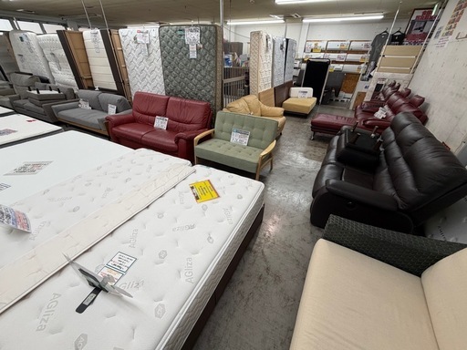 【愛品館 江戸川店 】karimoku 3人掛け 本革ソファ（カリモク）
