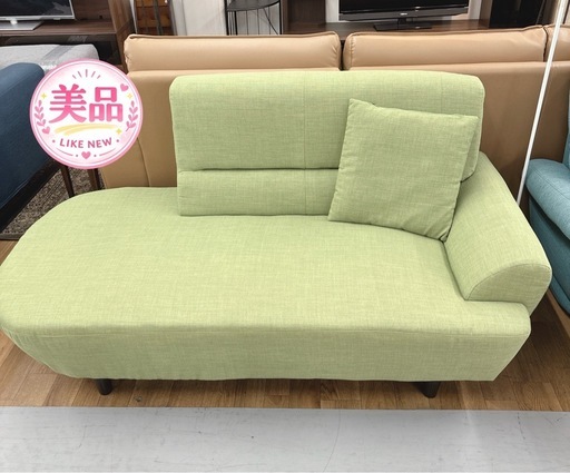 ?期間限定値下げ！ I674 ? 2Pファブリックカウチソファ ⭐ クリーニング済