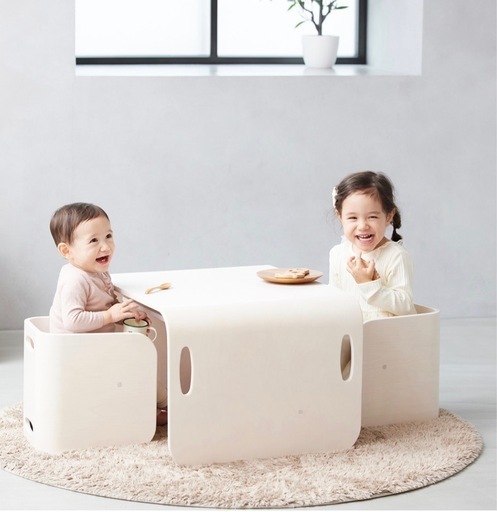 幼児 子供 コロコロチェア＆デスク 3点セット