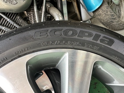 三菱製アルミホイール165/55R15