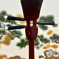 沖縄三線！新品貴重！知念大工型！本張り【一枚張り】付属品付き！ ⑮の画像