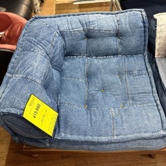 【ジャングル深井店】3人用パッチワークデニムソファー リビング家具 堺市 深井【FU989】の画像
