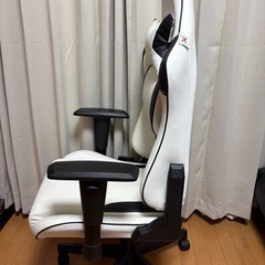 ゲーミングチェア(GM707 BK/WH)の画像
