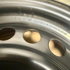 ホンダ　フィット　純正鉄ホイール　中古美品　4枚セットの画像