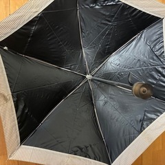 折りたたみ傘  晴雨兼用 ベージュの画像
