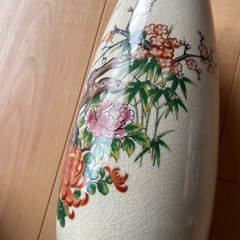 加賀　久谷焼き　新品　未使用　木箱入り　花瓶の画像