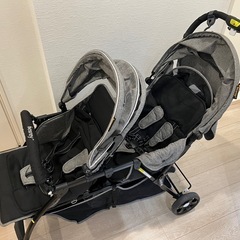 二人乗りベビーカーの画像