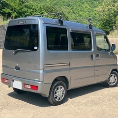 ⭐️早い者勝ち⭐️★車検2年付き★24年式★ハイルーフ★5速MT★ルーフキャリア★社外アルミ★ナビ★ETC付き★MITSUBISHI ミニキャブバン★の画像