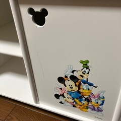 ワールドファミリーの収納棚 DWE ミッキーの本棚の画像