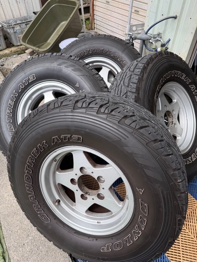 受付終了です。　AT3　ランクル　ホイール　16インチ　バリ溝