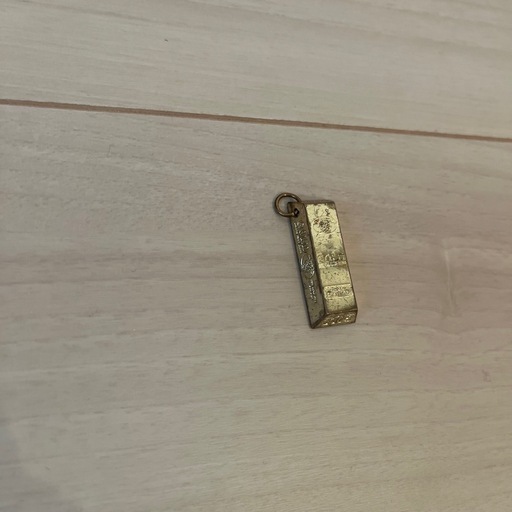 オシャレ　インゴット　INGOT 金塊　ペンダントトップ