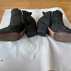 COLE HAAN ショートブーツ ブラックの画像