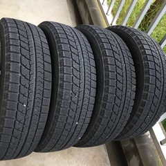 中古ブリヂストン タイヤ付き ホイール 4本 14インチ 155/65R14 の画像