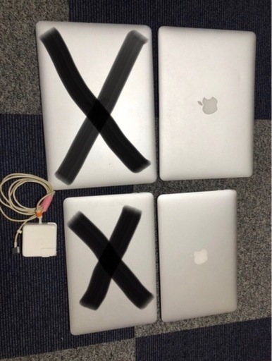 MacBook Air 本体 2台セット 充電器付き Mac MacBook air本体2台セット 充電器付き