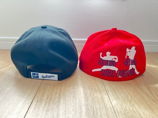 大谷翔平 ドジャース ＆ エンゼルス 3点セット 刺繍サイン入り