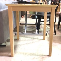 2人用ダイニングテーブル 木製 ナチュラル 木目 小ぶりの画像