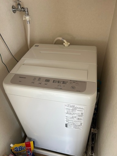 洗濯機　パナソニック　使用年数一年　　5/30午前受け取り希望