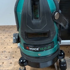 【動作確認済み】VOICE グリーンレーザー墨出し器 VLG-3X ACアダプター・三脚アダプター・取扱説明書・ケース付き の画像