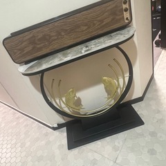 美品 大理石 コンソールテーブル 「定価4.7万円」の画像