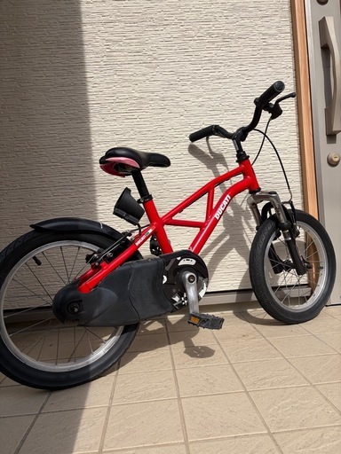 DUCATI ドゥカティ 子供用自転車 赤 16〜18インチ BMX風 補助なし キッズバイク
