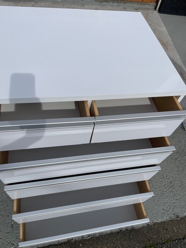 【収納チェスト 5段 ホワイト】75×60×91cm タンス 収納家具