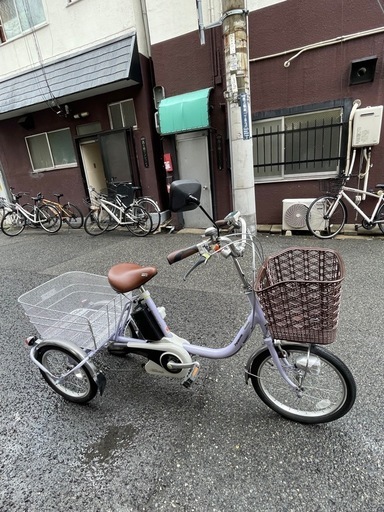 Panasonic 電動アシスト三輪自転車 ラベンダー 高齢者おすすめモデル 